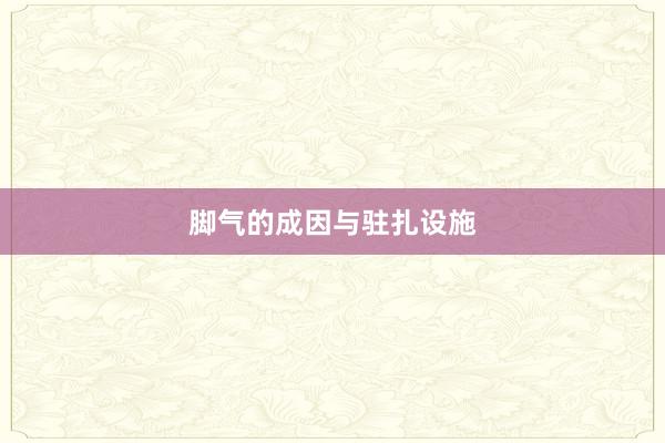 脚气的成因与驻扎设施